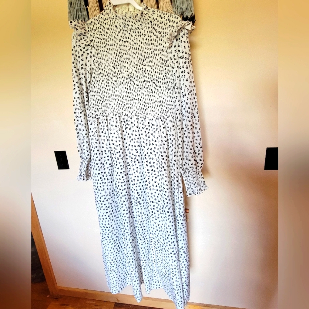 Black & White Floral Dress
